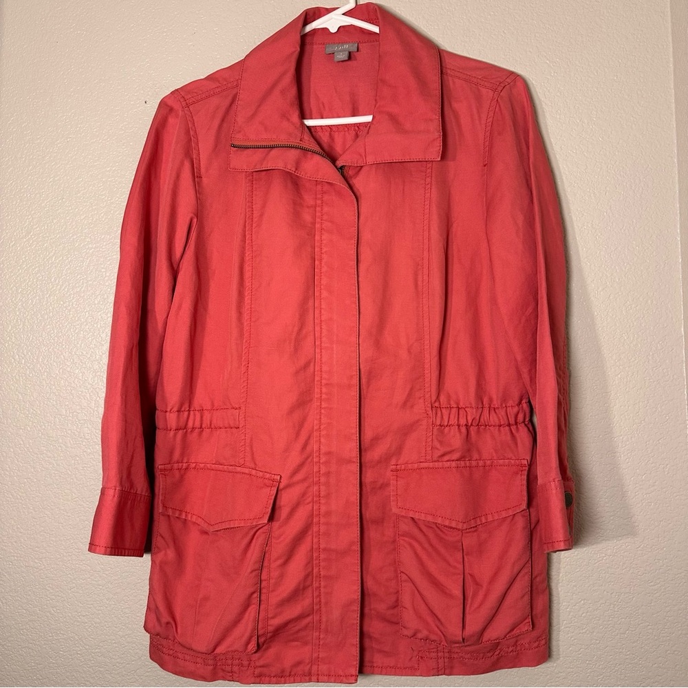 J. Jill Women's Coral Utility Jacket
